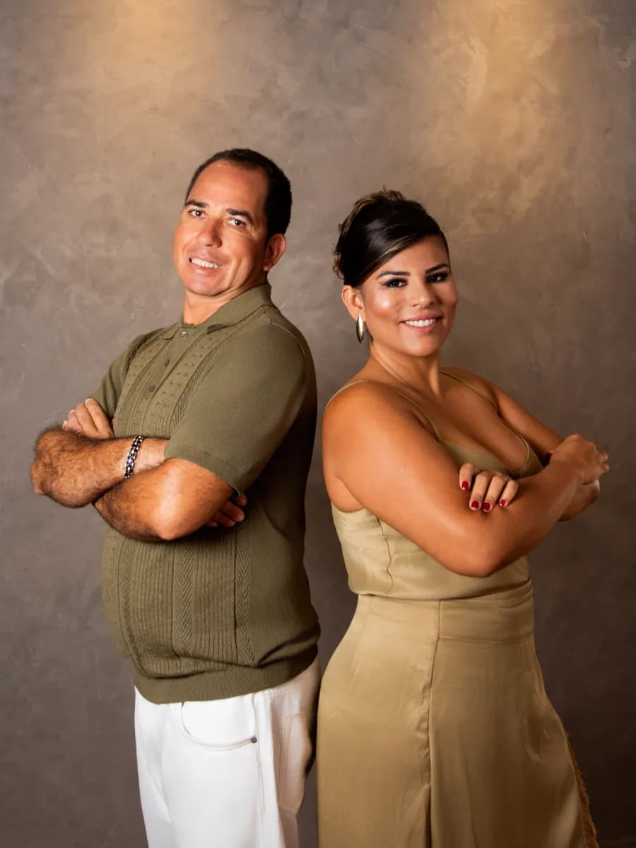 Nathalia e Luciano, fundadores da Global Investimento
